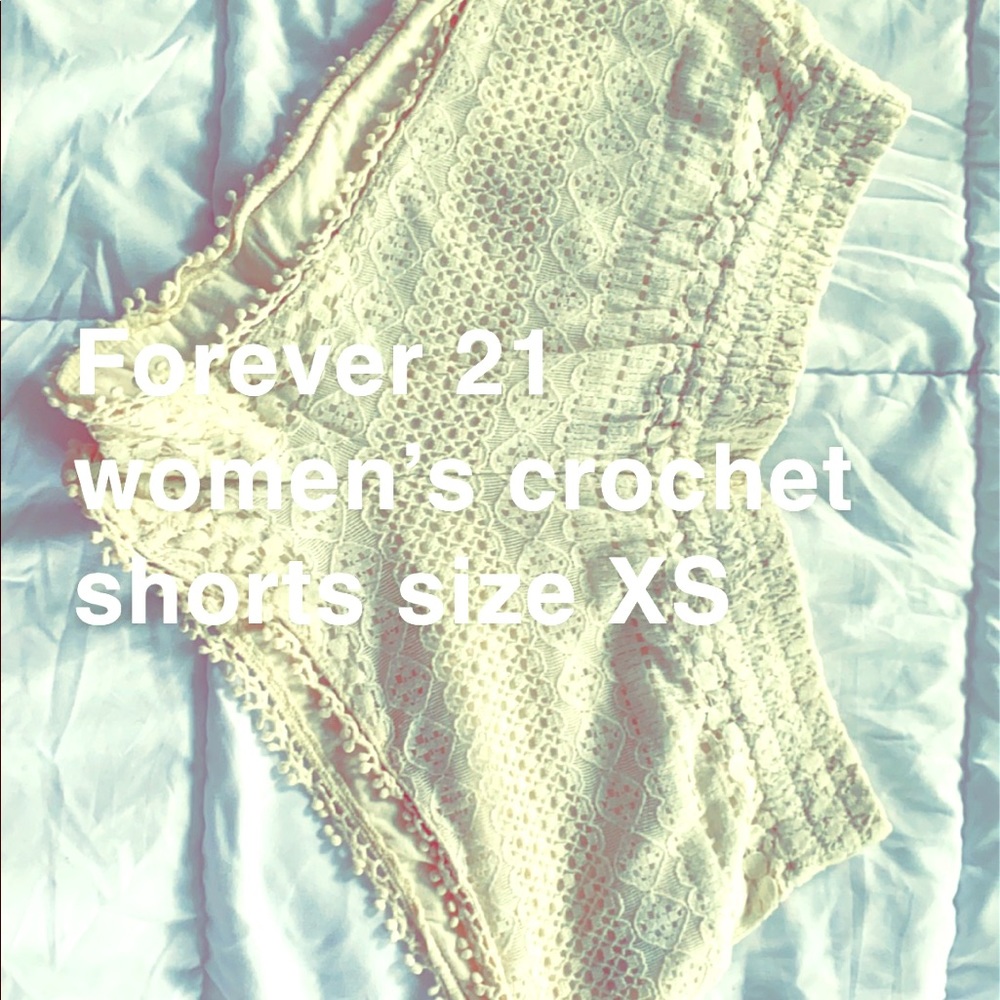 Women’s crochet shorts